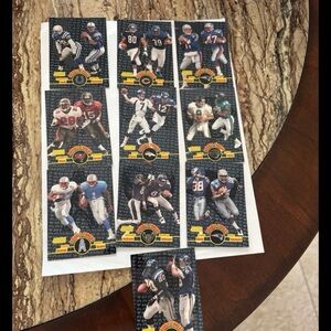 98 Stadium Club Double Threat Insert Set of 10 Peyton Manning Rookie, Elway